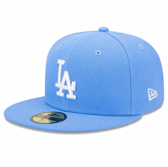 Los Angeles Dodgers New Era Sky Blue & White 59FIFTY Fitted Cap