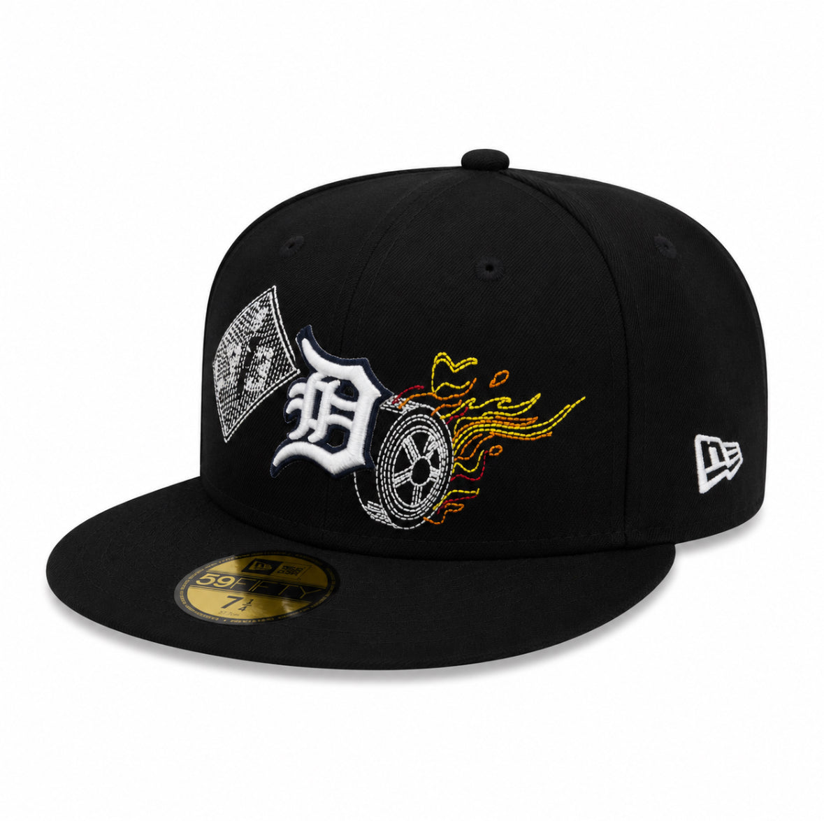 Detroit Tigers "Motor City Burnout" Custom 59FIFTY fitted caps